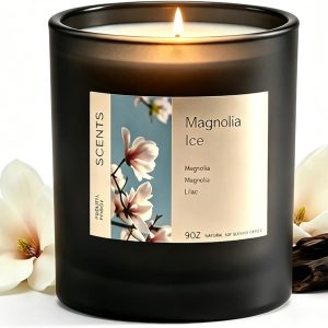 Magnolia Sandalwood Soy Candle