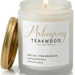 Mahogany Teakwood Scented Candles