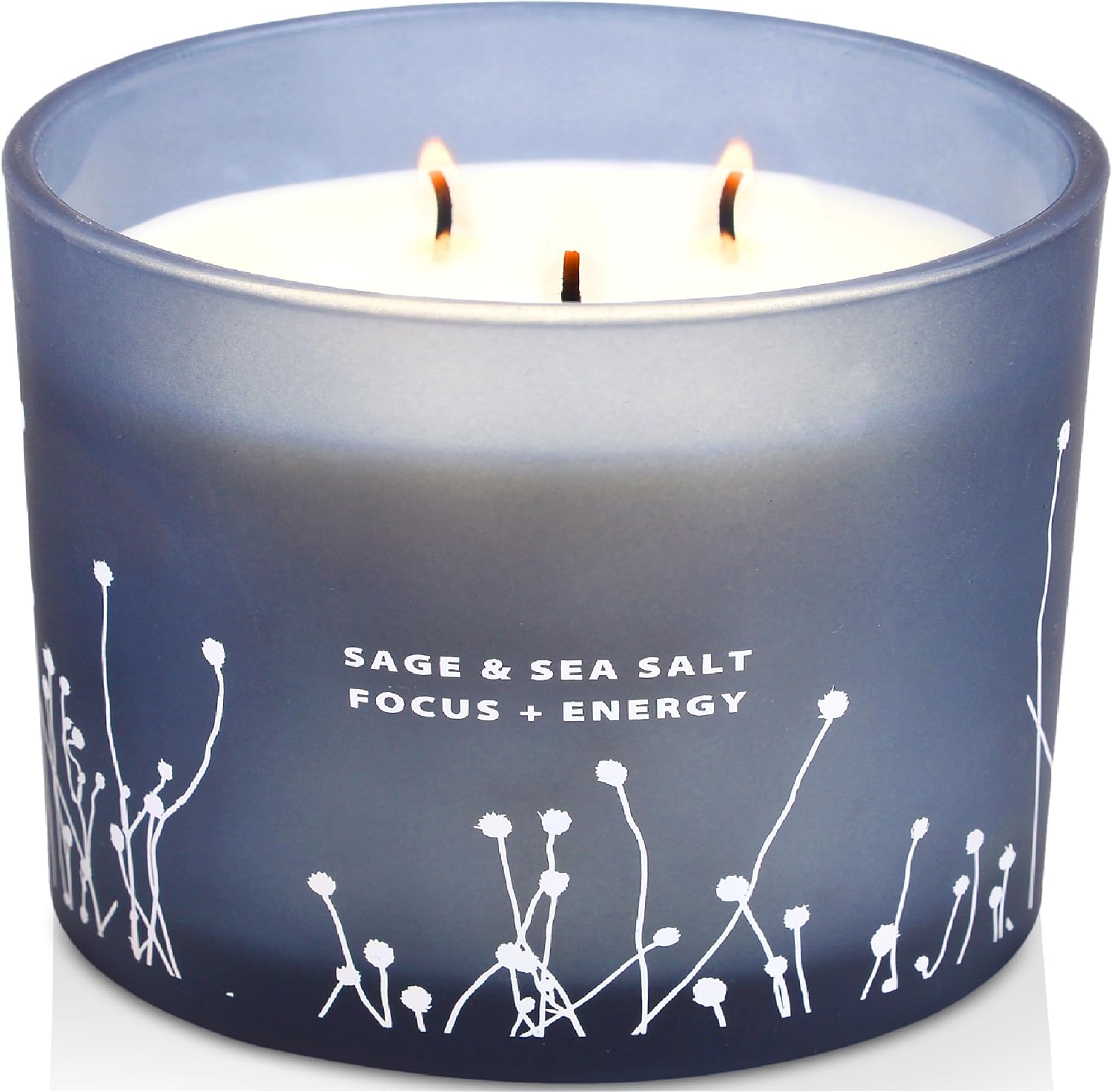 White Sage Sea Salt Wick Candle
